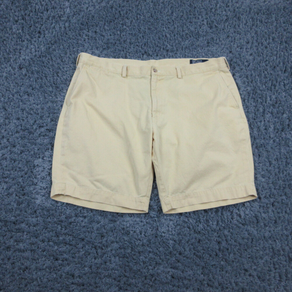 Polo Ralph Lauren Shorts Mens ' 42x9 Yellow Classic Fit Chino 41x8.5*